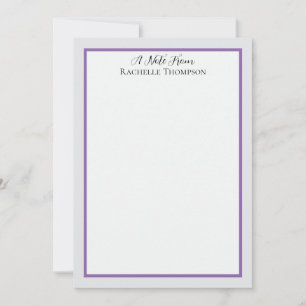 Sophisticated Minimalist Frame Note Card