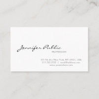 Sophisticated Minimalist Trendy Chic Smooth Plain