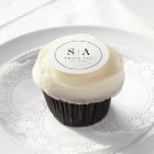 Sophisticated monogram minimalist wedding favour