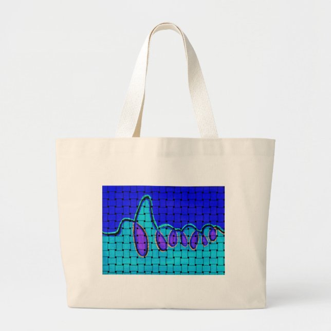 Sophisticated Motion | French Blue Woven Tote & Fr (Front)