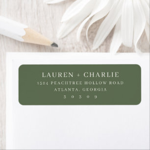 Sophisticated Olive Typographic