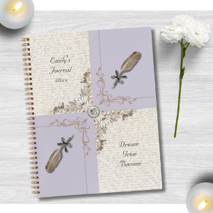 Sophisticated Pale Lavender Personal Journal