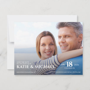 Sophisticated Photo Save The Date