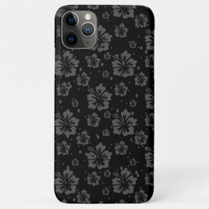 Sophisticated Plain Black Muted Floral  Case-Mate iPhone Case