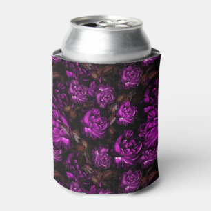 Sophisticated Purple Flowers Can Cooler