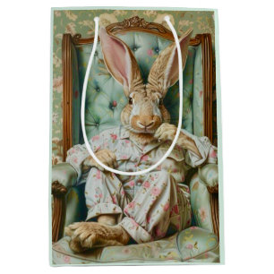 Sophisticated Rabbit Gift Bag