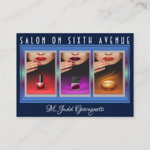 Sophisticated Salon Business Card