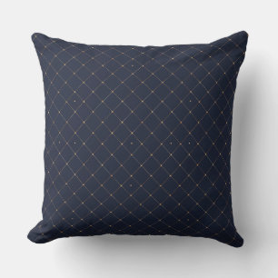 Sophisticated Sapphire Decor Cushion