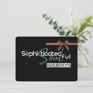 Sophisticated Soul Holiday Card