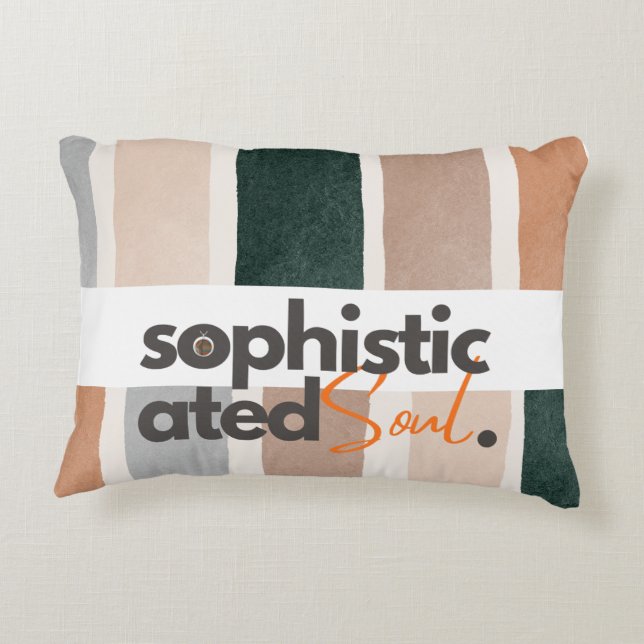 Sophisticated Soul Multicolor Decorative Cushion (Back)