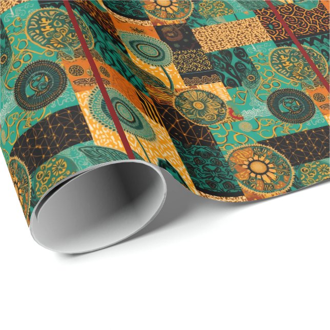 Sophisticated Soulful Holidays Wrapping Paper (Roll Corner)
