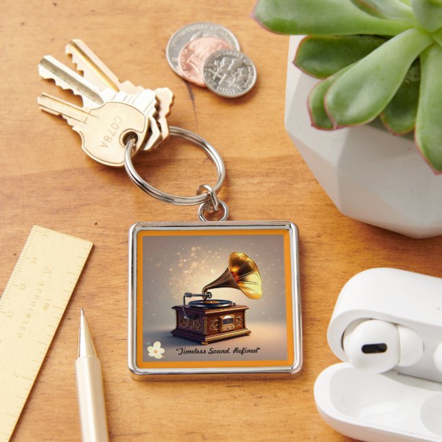"Sophisticated Soundwave" Key Ring (Desk)
