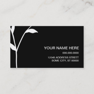 sophisticated stem business card