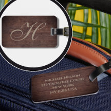 Sophisticated Wooden Effect Initial