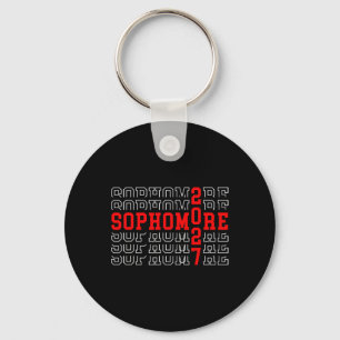 Sophomore 2027 Back To School First Day Of 10th Gr Key Ring