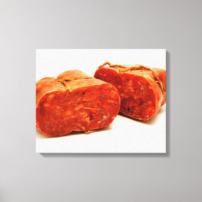 Soppressata di Calabria Canvas Print (Front)