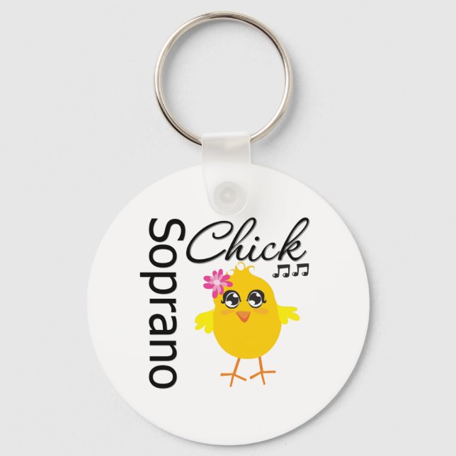 Soprano Chick Key Ring (Front)