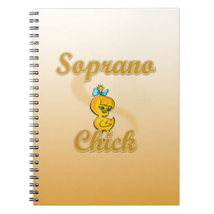Soprano Chick Spiral Notebook