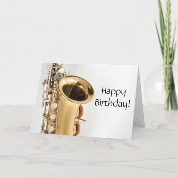 Happy Birthday Saxophone Gifts on Zazzle NZ