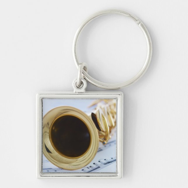 Soprano Saxophone Key Ring (Front)