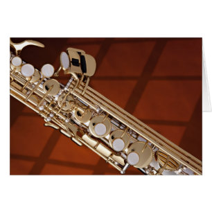 Soprano Saxophone On Gold
