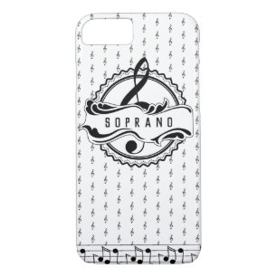 Soprano Singer Musical Note Phone Case
