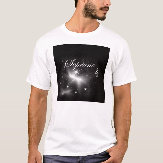 Sopranos sing to the heavens T - Customised T-Shirt (Front)