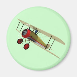 Sopwith Camel and Pilot Magnet