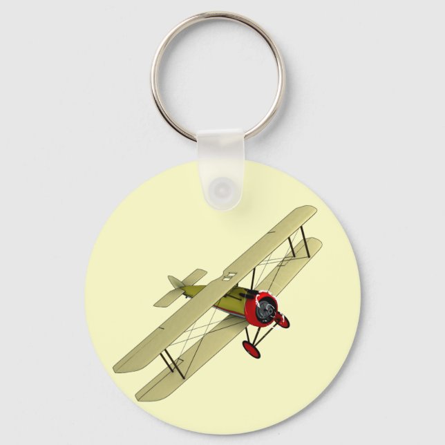 Sopwith Camel Biplane Key Ring (Front)