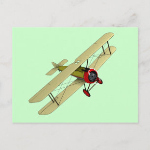 Sopwith Camel Biplane Postcard