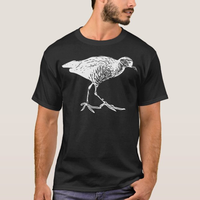 Sora Carolina Rail White T-Shirt (Front)