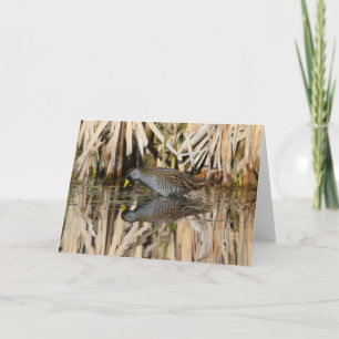 sora reflections greeting card