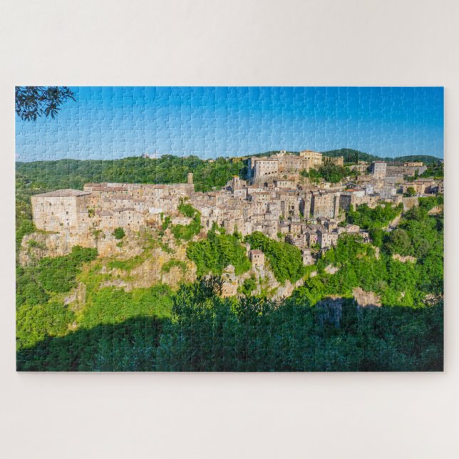 Sorano, Tuscany, Italy landscape Jigsaw Puzzle (Horizontal)