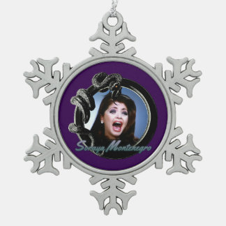 Soraya Montenegro, Mexican telenovela Snowflake Pewter Christmas Ornament