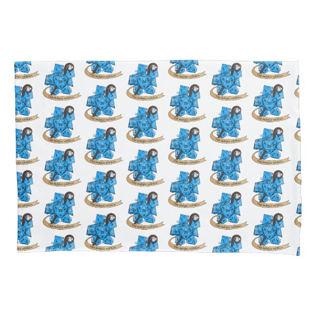 Sorcerer Dice Design Pillowcase (Front)