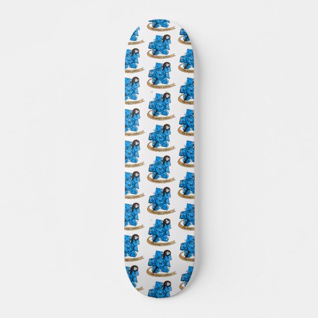 Sorcerer Dice Design Skateboard (Front)