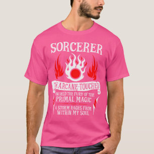 Sorcerer The Arcane-Touched - Dungeons Dragons (W T-Shirt