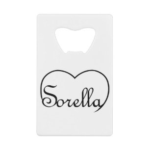 Sorella Italian Sister heart