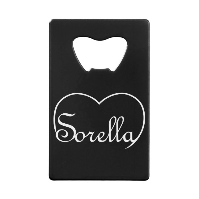 Sorella Italian Sister heart white (Front)