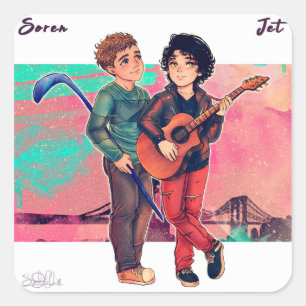 Soren and Jet Sticker