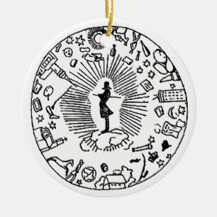 "SOREN KIEKEGAARD: THE COSAIR AFFAIR" CERAMIC TREE DECORATION