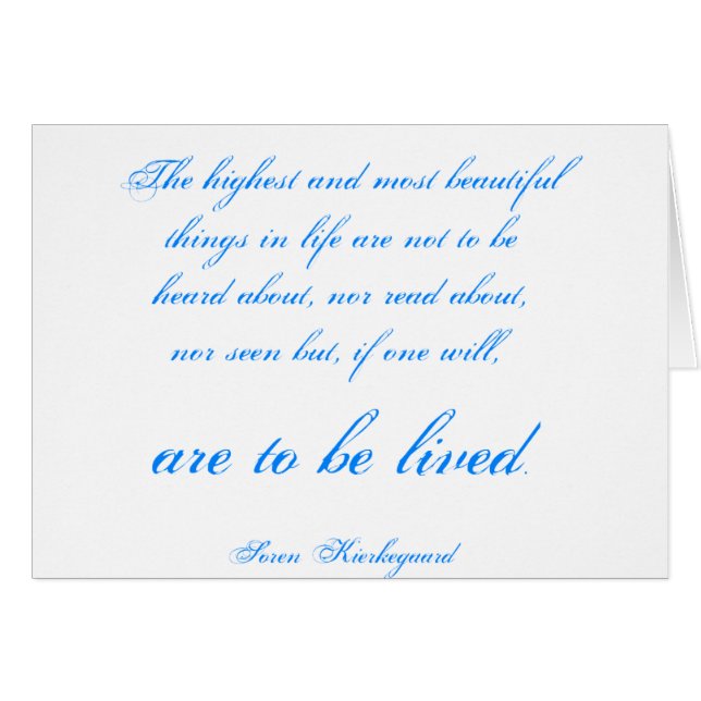 Soren Kierkegaard (Front Horizontal)