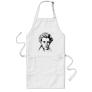 Soren Kierkegaard philosophy existentialist portra Long Apron