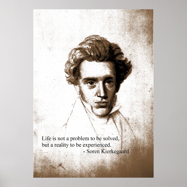 Soren Kierkegaard Poster (Front)