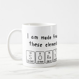 Soren periodic table name mug