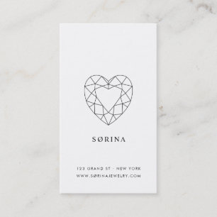 Sørina Jewellery Logo Gold Business Card
