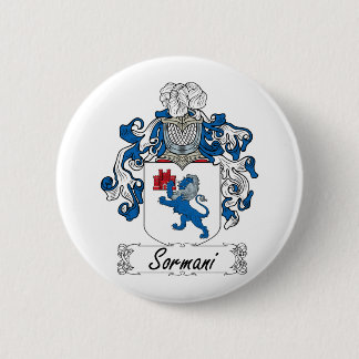 Sormani Family Crest 6 Cm Round Badge