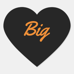 Sorority Big Halloween Heart Sticker