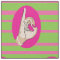 Sorority Life pink and green fabric