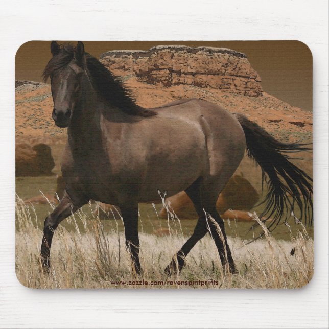 SORRAIA SPANISH HORSES Mousepad (Front)